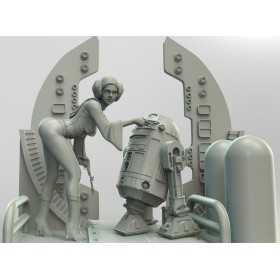 Princess Leia and R2D2 - STL 3D print files