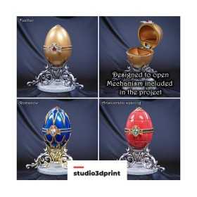 Faberge eggs - STL 3D print files