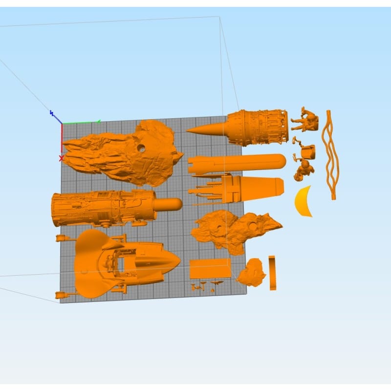 Anakin Podracer Star Wars - STL 3D print files
