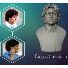 Maradona Bust - STL 3D print files
