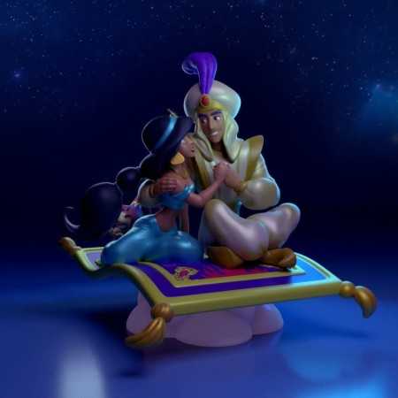 Aladdin and Jasmine - STL 3D print files