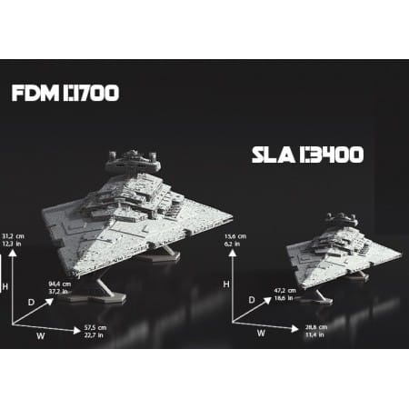 Star Destroyer - STL 3D print files