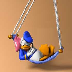 Sleeping Donald Duck - STL 3D print files