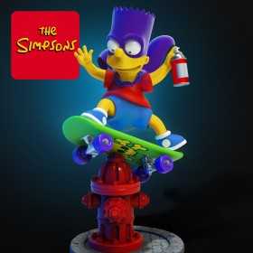 Bart Simpson Skateboard - STL 3D print files