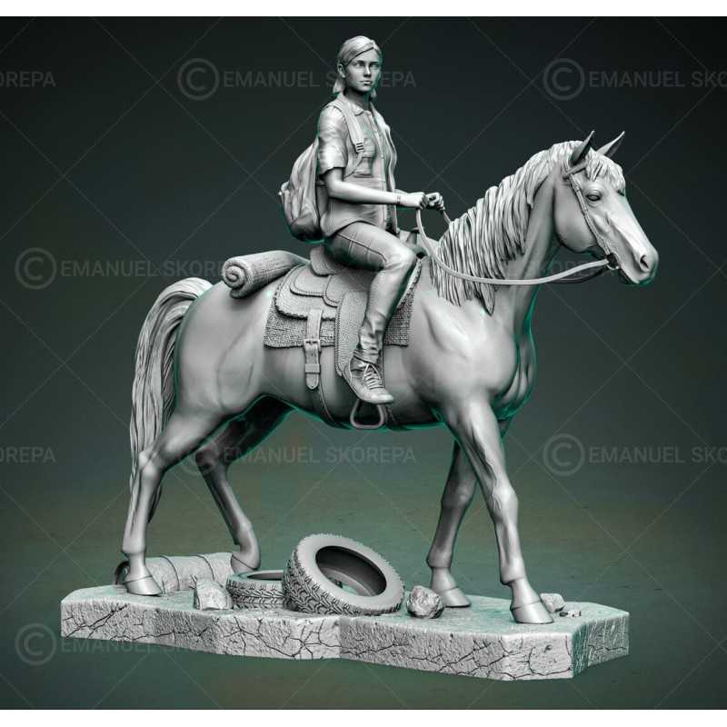 Ellie - Statue (The Last of Us Part 2) - Buy Royalty Free 3D model