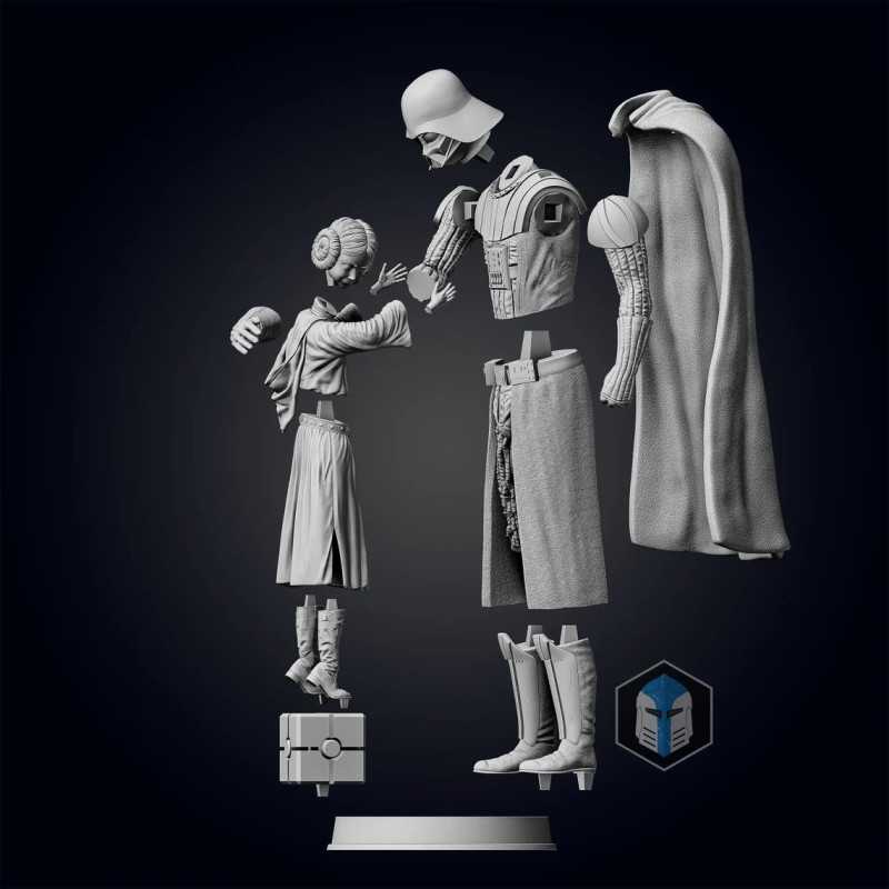 3D file LEIA STAR WARS FUNKO POP・3D printer design to download・Cults