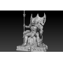 King Predador on Throne - STL Files for 3D Print