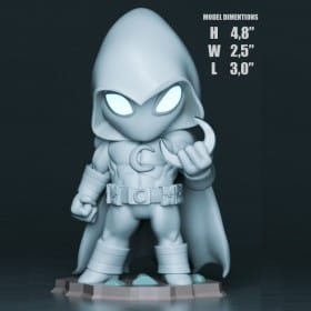 Moon Knight Chibi - STL 3D print files