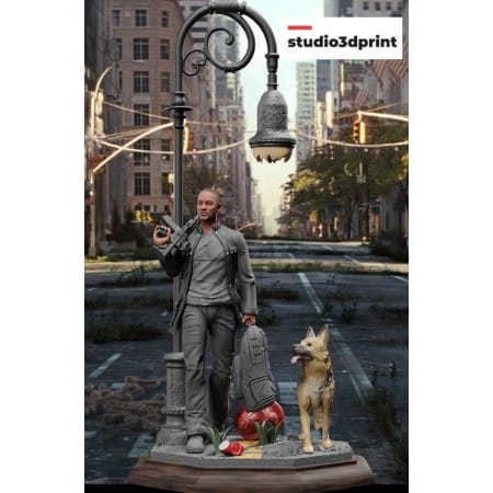 I am legend  Will Smith - STL 3D print files