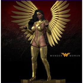 Wonder woman Golden Armor + NSFW - STL 3D print files