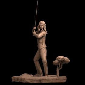 KILL BILL The Bride Uma Thurman - STL 3D print files