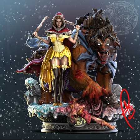 Beauty and the Beast - STL 3D print files
