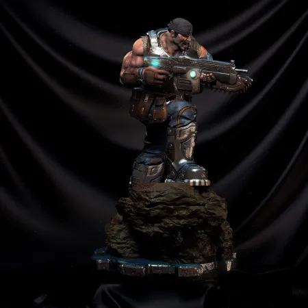 Marcus Fenix Gears of War - STL 3D print files