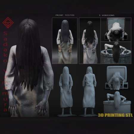 Sadako The Ring - STL 3D print files
