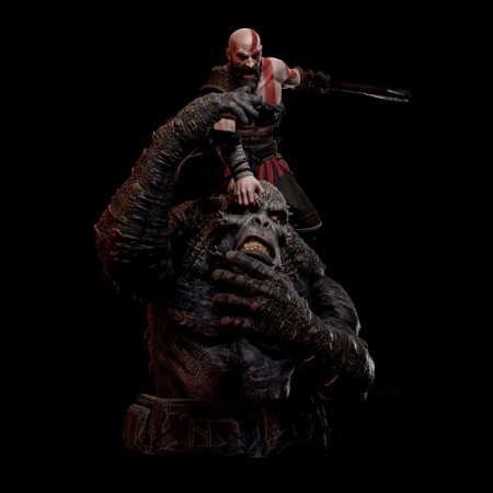 Kratos + Bust - STL 3D print files