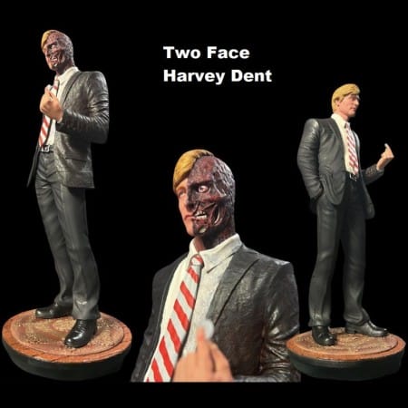 Dos caras Batman Dark  Knight - STL 3D print files