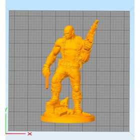 Shadowrun Sledge Ork Street Samurai - STL 3D print files