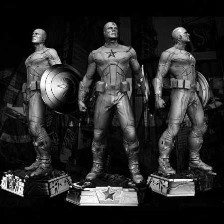 Captain America - STL 3D print files