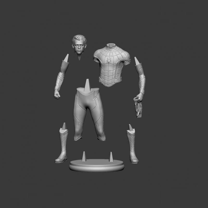 Spider-Man Tom Holland - STL 3D print files