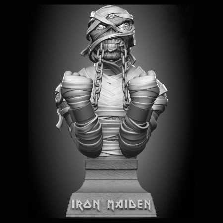 Eddie Bust Iron Maiden - 3d print stl files