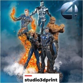 Fantastic 4 diorama - STL 3D print files