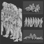 German Wehrmacht soldiers WWII - STL 3D print files