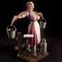 Anna the milkmaid - STL 3D print files