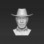 Chuck Norris bust - STL 3D print files